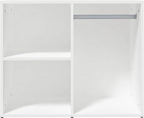 vidaXL Ντουλάπι Γυαλιστερό Λευκό 80 x 40 x 65εκ.από Επεξεργασμένο Ξύλο