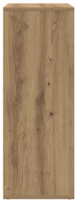 vidaXL Μπουφές Artisan Oak 60x31x84 εκ Επεξεργασμένο ξύλο