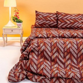 Παπλωματοθήκη Φανελένια District Bordeaux Melinen Single 165x245cm 100% Cotton Flannel