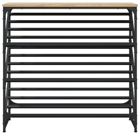 vidaXL Παπουτσοθήκη Sonoma Δρυς 90x30x85 εκ. Επεξεργασμένο Ξύλο
