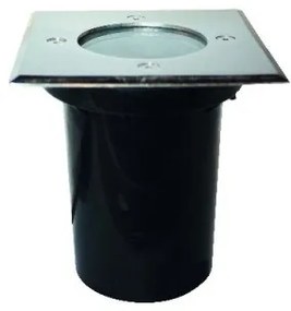 Σποτ Δαπέδου Εξ.Χώρου Νο7372 MR16 35W INOX Ασημί HI7372M ACA-HI7372M-Ασημί HI7372M