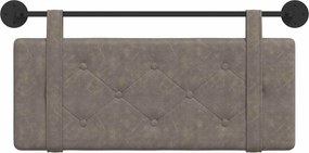 vidaXL Κρεμαστό Κεφαλάρι Επιτοίχιο Γκρι 100 cm Αντίκα PU