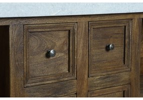 Ντουλάπι κουζίνας Home ESPRIT Λευκό Καφέ 168 x 76 x 92 cm