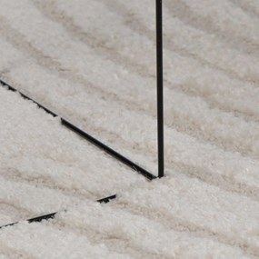 vidaXL Χαλί εσωτερικού χώρου GALATI Κρεμ 200 x 200 cm Πολυεστέρας