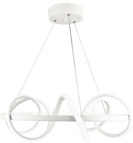 Κρεμαστό Φωτιστικό Οροφής LED 100W 3CCT Space-50 Heronia Lighting-01-0344-Λευκό 01-0344