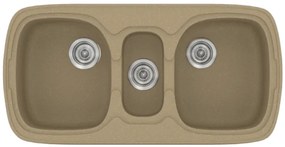 Sanitec Classic 303 Metallic Cream Νεροχύτης SAN.303.15.MCR