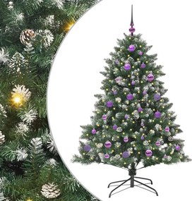 vidaXL Τεχνητό Χριστουγεννιάτικο Δέντρο με 150 LED Πράσινο 150 cm