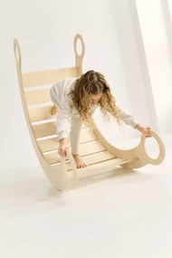 Montessori Ξύλινη Κούνια XL Natural  BabyWood