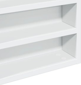 vidaXL Ραφιέρα Λευκή 60 x 8,5 x 58 εκ. από Επεξεργασμένο Ξύλο