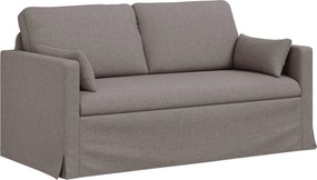 vidaXL Καναπές Taupe 158 x 78 x 80 εκ ύφασμα