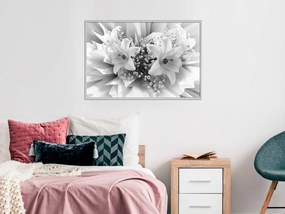 Αφίσα - Crystal Lillies - 30x20 - Χρυσό - Χωρίς πασπαρτού