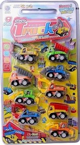 Σετ αυτοκινητάκια με Pull Back - 9pcs - 3988-9 - 233156