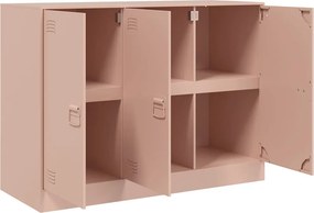 vidaXL Ντουλάπι Ροζ 99x39x73 εκ. από Ατσάλι