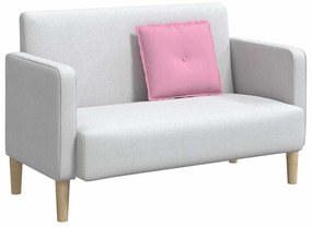 vidaXL Μαξιλάρι Πλάτης Ροζ 50 x 19 x 45 εκ ύφασμα