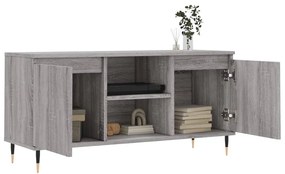 vidaXL Έπιπλο Τηλεόρασης Γκρι Sonoma 104 x 35 x 50 εκ. Επεξεργ. Ξύλο