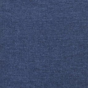 vidaXL Υποπόδιο Μπλε 45x29,5x35 εκ. Ύφασμα & Συνθετικό Δέρμα