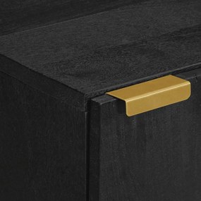 vidaXL Ραφιέρα Μαύρη 40x33x75 εκ. από Επεξεργασμένο Ξύλο