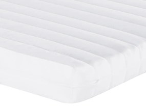 vidaXL Στρώμα Αφρού 7 Ζωνών Σκληρότητα 20 ILD Λευκό 140 x 190 εκ.