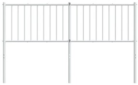 vidaXL Ανταλλακτικό κεφαλάρι Λευκό 150 εκ. Μεταλλικό