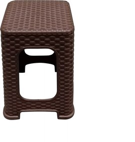 Σκαμπό ArteLibre Καφέ Rattan 35x35x46cm