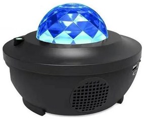Περιστρεφόμενο Παιδικό Φωτιστικό Projector με Προβολή Αστεριών Starry
