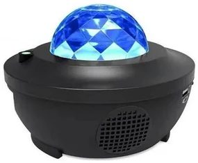 Περιστρεφόμενο Παιδικό Φωτιστικό Projector με Προβολή Αστεριών Starry