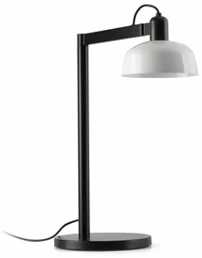 Φωτιστικό Γραφείου Tatawin Metal 20337-140 1xE27 45,4x57,5cm Black-White Faro Barcelona