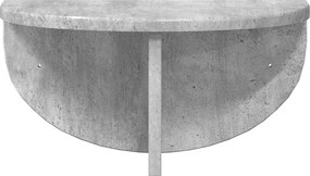 vidaXL Ράφι Τοίχου 2 τμχ. Σκυρόδεμα Γκρι 38 x 19 x 19 εκ