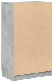 vidaXL Παπουτσοθήκη Γκρι Σκυροδέματος 59x35x100,5 εκ. Επεξεργασμένο Ξύλο
