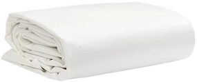 vidaXL Μουσαμάς Λευκός 5 x 7 μ. 650 γρ./μ²