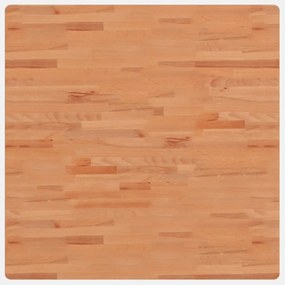 vidaXL Επιφάνεια Τραπεζιού Τετράγωνη 90x90x2,5 εκ. Μασίφ Ξύλο Οξιάς