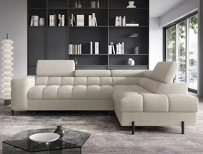 Γωνιακός καναπές Ferucce-Krem-Δεξιά - 276.00Χ200.00Χ93.00cm