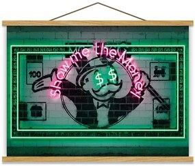 Διακοσμητικό Τοίχου 708BRS1198 70x50cm Multi Wallity Ξύλο,Ύφασμα