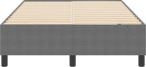 vidaXL Κρεβάτι πλατφόρμα Ανοιχτό γκρι 120 x 200 cm
