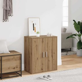 vidaXL Παπουτσοθήκη Τεχνίτης Δρυς 60x35x70 εκ. από Επεξεργασμένο Ξύλο