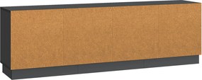 vidaXL Ντουλάπι TV Μαύρο 150 x 31 x 47 εκ Επεξεργασμένο Ξύλο