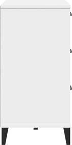 vidaXL Συρταριέρα VIKEN Λευκή από Επεξεργασμένο Ξύλο