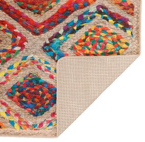 vidaXL Χαλί Πλενόμενο Πολύχρωμο 120 x 180 εκ.