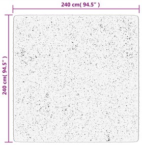 ΧΑΛΙ OVIEDO ΜΕ ΚΟΝΤΟ ΠΕΛΟΣ ΤΙΡΚΟΥΑΖ 240 X 240 ΕΚ. 375606