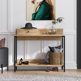 Κονσόλα- - Alix - Χρώμα Δρυς Saphire - 100x35x87εκ