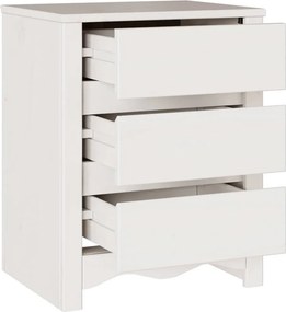 vidaXL Τραπεζάκι σαλονιού Drammen Λευκό 45 x 35 x 56 εκ.