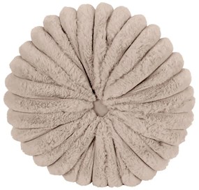 Διακοσμητικό Μαξιλάρι Γούνινο (Φ35x10) K-M Beige AAE823000