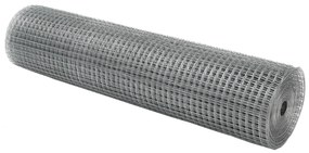 vidaXL Γαλβανισμένος Σιδερένιος Φράκτης 0,8x25 μ Γαλβανισμένο Σίδερο