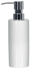 Δοχείο Κρεμοσάπουνου Tube Ribbed 03212.004 White Spirella Ceramic