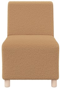vidaXL Καθίσμα Σαλονιού 3 pcs Μπεζ 55 x 74 x 82 εκ. Βελούδο