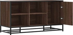 vidaXL Πάγκος παπουτσιών καφέ δρυς 100x40x53,5 cm