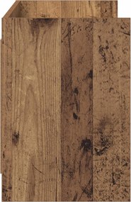 vidaXL Ντουλάπι TV 130 x 33 x 47 cm Παλαιωμένο ξύλο