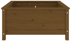 vidaXL Ζαρντινιέρα Μελί 82,5 x 82,5 x 39 εκ. από Μασίφ Ξύλο Πεύκου