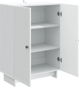 vidaXL Πλαϊνό γραφείο Λευκό 66 x 34,5 x 90 εκ Επεξεργασμένο Ξύλο