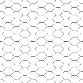 vidaXL Φράχτης Hexagon  Γκρι 0.5x100 μ Ατσάλι